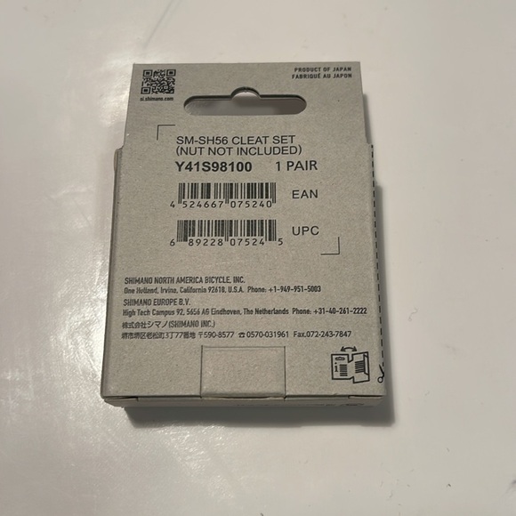 NIB Shimano SM-SH56 SPD Peloton Cycling Outdoor Easy Release Indoor Cleat Set - Picture 3 of 3